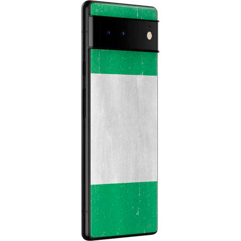 Nigeria Flag Distressed Google Pixel 6 Pro Skin